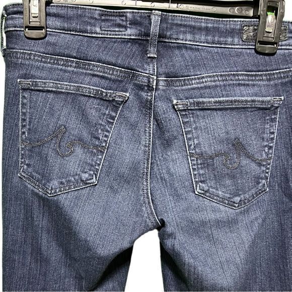 AG Adriano Goldschmied Size 27R Blue Wash Super Skinny Ankle Jeans - Picture 10 of 14
